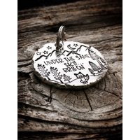 Fern Beziehung Geschenk Freund Freundin Going Away Bff Beste Freunde Usa Keychain Ldr von TheLonelyMoose