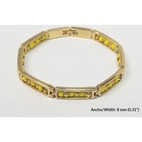 Armreif Aus Ochun in Edelstahl Mit Echter 14 K Vergoldung von TheLordofJewelry