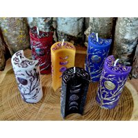 Altarkerzen Halbmond Verschiedene Farben von TheMagicRunenShop