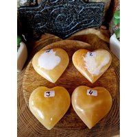 Mango Calcit Herzen von TheMagicRunenShop