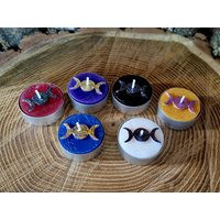 Teelicht Trible Moon/Verschiedene Farben von TheMagicRunenShop