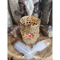 Windlicht Metall Gold von TheMagicRunenShop