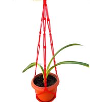 Rot Makramee Pflanze Aufhänger 36 Zoll 3mm - Hängen Blumentopf Indoor Outdoor Geschenk-Idee von TheMagicalNodules
