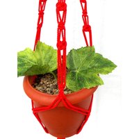 Rot Makramee Plant Aufhänger 24 Zoll 3mm - Hängen Blumentopf Geschenk-Idee Indoor Outdoor von TheMagicalNodules