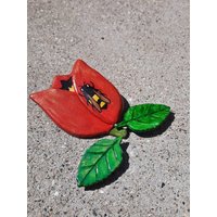 3Er Set - Tulpe Und Bienenmagnet Blätter von TheMagpieInventory