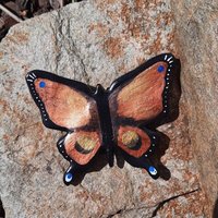 Kupfer Augentöpfe Schmetterling Magnet von TheMagpieInventory