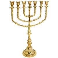 Sieben Zweige Menora Kerzenhalter 36 cm Höhe Aus Messing/Kupfer Sieben Zweige Menora Kerzenhalter 36 cm Höhe Aus Messing/Kupfer von TheMenorahShop