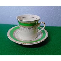 Vintage Schöne Solian Ware Simpsons | Soho Keramik Kaffeekannen Espresso Tasse Und Untertasse. Erste Qualität von TheMewsCottage