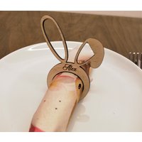 Personalisierte Serviettenringe Holz von TheMickeys
