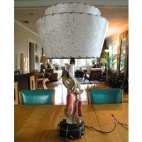 Premco Mfg Masquerade Lampe Mit Zweigestuftem Sternenschirm von TheMidCenturyShop