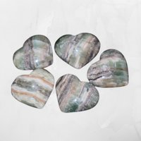 Grün Gebändertes Calcit Herz von TheMidnightCrystals