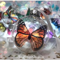 Monarchfalter Christbaumschmuck Glaskugel-Andenken, Gedenkgeschenk von TheMidnightOrange
