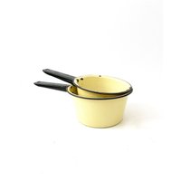 Vintage Emaille Töpfe | Lagerware Bauernhaus Küche Landhaus von TheMirthfulCottage