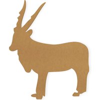 Antilope, Ausgeschnitten, Wandkunst, Wohnkultur, Wandbehang, Aus Hochwertigem Karton Geschnitten, Erhältlich Von 5 Bis 42 Zoll von TheMonogramCorner