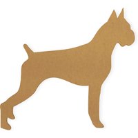 Boxer Hund - Ausschnitt, Wandkunst, Wohnkultur, Wandbehang, Aus Hochwertigem Karton Geschnitten, Erhältlich Von 5 Bis 42 Zoll von TheMonogramCorner
