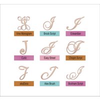 Cake Topper Aus Holz, Buchstabe J Paintable, 13 cm Hoch Mit Zacken von TheMonogramCorner