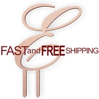 Cake Topper Aus Holz Rustikales, Bemalbares Design | 13cm von TheMonogramCorner