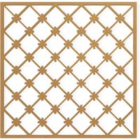 Criss Cross Knoten Hintergrund - Cut Out, Wandkunst, Wandplatte, Wohnkultur, Wandbehang, Aus Hochwertigem Karton Geschnitten, Bereit Zum Malen von TheMonogramCorner