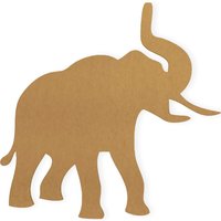 Elefant Ausgeschnitten - Ausgeschnitten, Wandkunst, Wohnkultur, Wandbehang, Aus Hochwertigem Karton Geschnitten, Erhältlich Von 5 Bis 42 Zoll von TheMonogramCorner