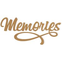 Memories Wanddekor Wort - Ausschnitt, Innendekor, Aus Hochwertigem Karton Geschnitten, Erhältlich Von 5 Bis 36 Zoll Lang von TheMonogramCorner