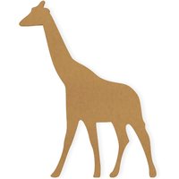 Giraffe Ausschnitt, Tier Wanddekor, Wandkunst, Wohnkultur, Wandbehang, Qualitätskarton, Bereit Zum Malen von TheMonogramCorner