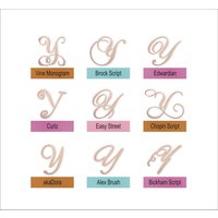 Holz Cake Topper Buchstabe Y - 5 in Rustikale Initiale Für Kuchen von TheMonogramCorner
