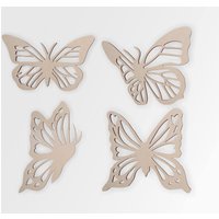 Schmetterlinge | 4Er Set | Spaß Diy Dekor Kleine Mädchenzimmer Idee Ausschnitt, Wohnkultur, Unfertig Und Erhältlich Von 12 Bis 42 Zoll Breit von TheMonogramCorner
