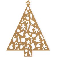 Weihnachtsbaum Herausgeschnitten, Wandkunst, Wohnkultur, Wandbehang, Aus Hochwertigem Karton Geschnitten, Erhältlich Von 5 Bis 42 Zoll von TheMonogramCorner