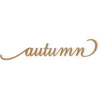 Wort Ausschnitt Herbst - Ausschnitt, Wohnkultur, Aus Hochwertigem Karton Geschnitten, Erhältlich Von 5 Bis 36 Zoll Lang von TheMonogramCorner