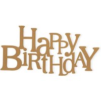 Worte Happy Birthday - Ausschnitt, Home Decor, Aus Hochwertigem Karton Geschnitten, Erhältlich Von 5 Bis 36 Zoll Lang von TheMonogramCorner