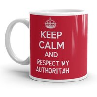 90Er Jahre Becher Aus Southpark, Keep Calm Und Respektiere Meine Autoritah von TheMugShopgiftsCo