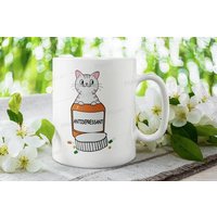 Antidepressivum Für Katzen, Antidepressivum Geschenk, Geschenk Katzenbesitzer, Geschenk Katzenliebhaber von TheMugShopgiftsCo