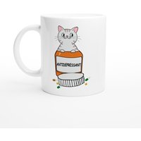 Antidepressivum Für Katzen, Antidepressivum Geschenk, Geschenk Katzenbesitzer, Geschenk Katzenliebhaber von TheMugShopgiftsCo