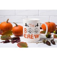 Die Boo Crew Halloween Tasse Geschenk, Becher Becher, Kaffeetasse von TheMugShopgiftsCo