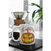 Halloween-Kürbis-Gesicht-Tasse - Halloween-Fallbecher-Kürbis-Kaffee-Tasse Geschenkidee Für Süßes Oder Saures von TheMugShopgiftsCo