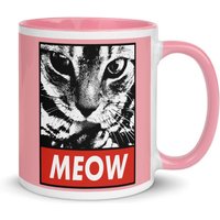 Miaukatze Becher, Dont Stress Meowt Grau Getigerte Katze Miau, Miau Becher Geschenk, Lustiges Katzenbild von TheMugShopgiftsCo