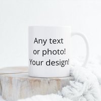 Personalisierte Tasse Mit Ihrer Eigenen Nachricht 11 Unzen Individueller Text-Becher, Individuelles Becher-Geschenk Für Ihn Text Gedruckte von TheMugShopgiftsCo