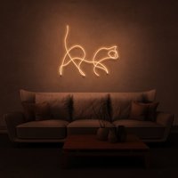 Kätzchen Katze Tier Neon Schild Für Kinderzimmer, Nachtlicht, Zuhause, Büro Wohnzimmer Interior Design Licht von TheNeonLabStore