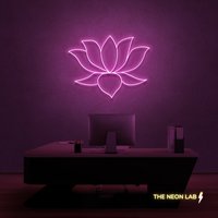 Lotus Blume Neon Schild Für Zen, Yoga Studio, Café, Haus, Bar, Restaurant, Büro Wohnzimmer von TheNeonLabStore