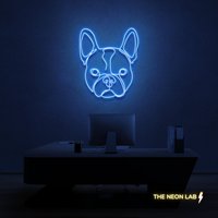 Mops, Bulldogge Welpe Hund Neon Schild Für Schlafzimmer, Kinderzimmer, Restaurant, Büro Wohnzimmer Interior Design Hell von TheNeonLabStore