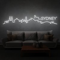 Sydney Skyline Neon Schild Für Bar, Zuhause, Schlafzimmer, Café, Restaurant, Büro Wohnzimmer von TheNeonLabStore