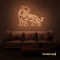 Tiger Neon Schild Für Schlafzimmer, Kinderzimmer, Restaurant, Büro Wohnzimmer Inneneinrichtung Licht von TheNeonLabStore