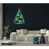 Weihnachtsbaum Led Neon Schild Wasserfest Outdoor Lichter Wandkunst von TheNeonist