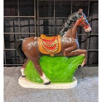 Vintage Coin Bank Bay Pferd Chalkware Statue Mexiko - 1960Er Jahre von TheNobleHorseVintage