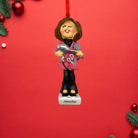 Personalisierte Friseur Stylist Ornament - Custom Beauty Salon Weihnachtsdekor 2023 Hair Geschenk Barber Andenken von TheNoelbox