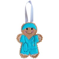 Anästhesie Lebkuchen Mann Filz Dekoration Anästhesie Lebkuchen Mann Filz Dekoration von TheNuttySquirrelUK