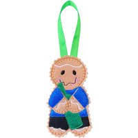 Betrunkener Lebkuchen Mann Filz Dekoration Betrunkener Lebkuchen Mann Filz Dekoration von TheNuttySquirrelUK