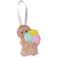 Eis Lebkuchenmann Filz Dekoration Eis Lebkuchenmann Filz Dekoration von TheNuttySquirrelUK