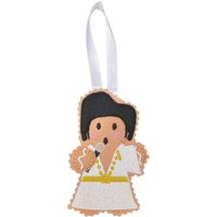 Elvis Rockstar Lebkuchenmann Filz Dekoration Elvis Rockstar Lebkuchenmann Filz Dekoration von TheNuttySquirrelUK