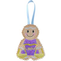 Horoskop Waage Sternzeichen Lebkuchen Mann Filz Dekoration von TheNuttySquirrelUK